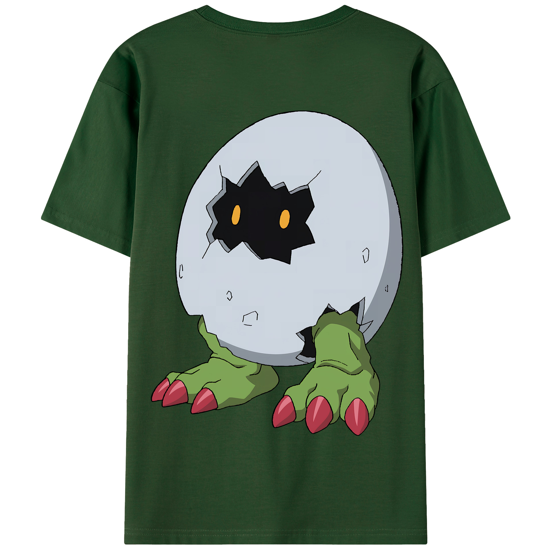 （画像用） Digimon デジタルモンスター/デジモン 綿100％半袖Tシャツ（背面プリント）